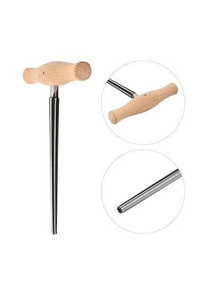 Rayba Keman Peg Delik Raybası 1:30 Konik, 3/4 ve 4/4 Kemanlar Için Ahşap Saplı, Keman Tamir ve Bakımı Için Hassas Rayba Aleti fırsatları