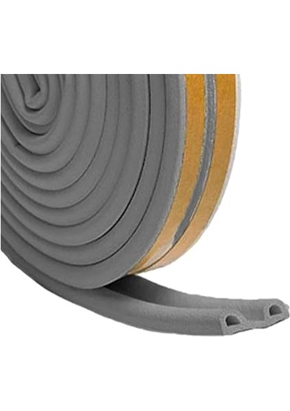 10 Metre (5x2=10 Metre) Yapışkanlı Gri Kapı Pencere Bandı Fitili Soğuk Izolasyon Kauçuk Bantları fırsatları