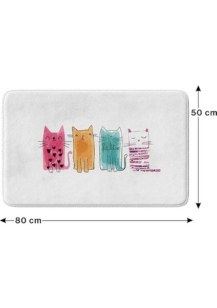 Banyo Paspası, 2li Set Banyo Halısı Kaymaz Taban, Makinede Yıkanabilir modelleri