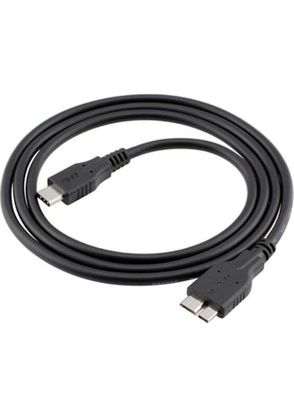 4252 USB Type C To Micro USB 3.0 Taşınabilir Hard Disk Kablosu USB 3.1 Veya 3.0 Micro-B Bağlantı Noktalı Harici Sabit Sürücüye, Tablete ve Akıllı Telefona Dosya Aktarım Sağlar (2 Metre)