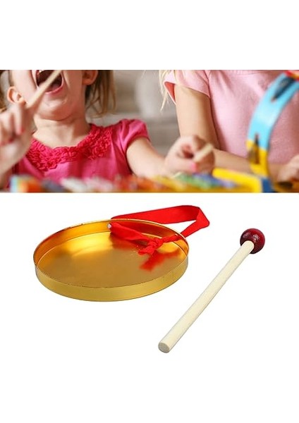 Gong Müzik Enstrümanı, El Gong Mini Taşınabilir Müzik Aleti Açık Hava Oyuncağı, Geleneksel Çince Vurmalı Çalgı, Geleneksel Çin Perküsyonları Için Çekiçli Gong (12 Cm) modelleri