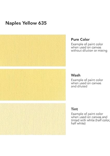 Rowney Georgian Yağlı Boya Goc, 38 Ml, Naples Yellow fiyatları