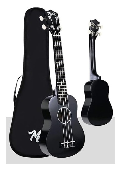 UKX-233BKT Siyah Concert Ukulele (Tuner Tel Askı Çanta Metod Pena) fiyatları