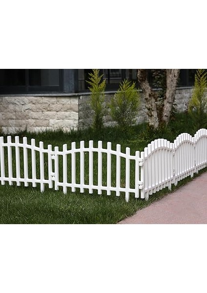 Boy Çift Yönlü Dekoratif Separatör Beyaz Yüksek Plastik Bahçe Çit fırsatları