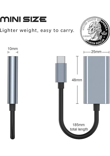 Monitör Için USB C - HDMI Adaptörü, MacBook Pro Için 4K HDMI - USB C Dizüstü Bağlantı Istasyonları, iPad Air Için USB Tip C - HDMI Kablosu, Chromebook Xps Tv Vb Için Usbc'den HDMI Dongle'a fiyatları