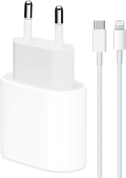 iPhone 35W Usb-C X/11/12/13/14/pro/max Type-C To Lightning Gan Tech Güç Adaptörü ve Kablo Set