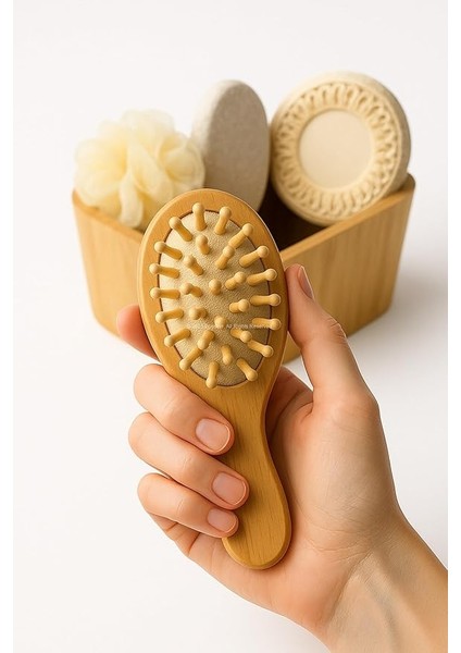 Kalp Şeklinde Ahşap Organizerli Banyo Seti, Doğal Lifli Banyo Süngeri, Yumuşak Köpük Lif ve Ponza Taşı, Masaj Taraklı Spa Bakım Seti, Günlük Duş ve Cilt Bakımı Için fiyatları