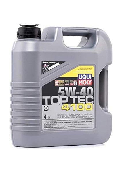 Moly Top Tec 4100 5W-40 4 L Otomotiv Bakım Ürünü indirimleri