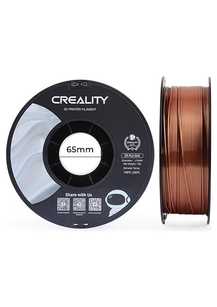 Cr-Sılk Pla Bakır Filament 1.75MM, 1kg indirimleri