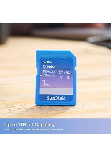 Creator Sd-Uhs-Iı Hafıza Kartı 128 GB (Dslr ve Aynasız Kameralar, 6k Video, V60, Uhs-Iı, 280 Mb/s Okuma, Rescuepro Deluxe, Adobe Creative Cloud) fiyatları
