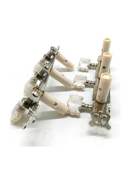 One Pair Guitar Tuning Pegs Machine Tuners White For Classic Guitar Guitar Part Accessories indirimleri