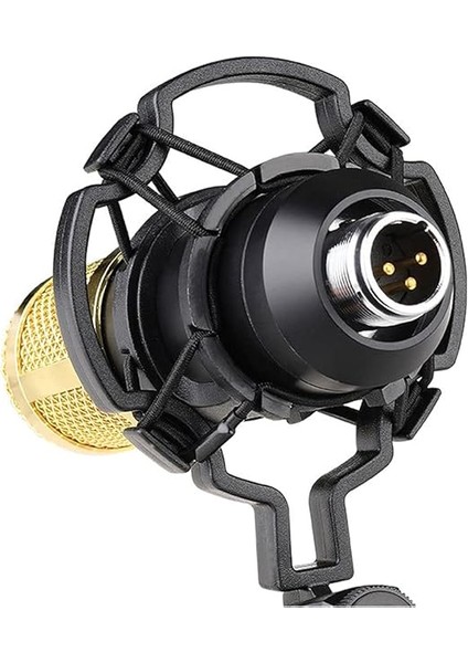 BM800 Profesyonel Kondansatör Mikrofon Podcast Canlı Yayın Ekipmanı USB Mikrofon Mikrofon Seti Kol Standlı Stüdyo Mikrofonu Stüdyo Canlı Yayın ve Yayın Için Müzik Ekipmanı Altın fırsatları
