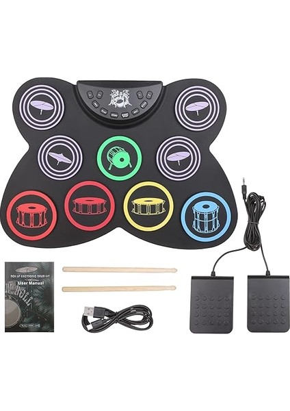 Rulo Davul Seti Silikon Rulo Elektronik Davul Rulo Davul Setleri Yeni Başlayanlar Için Taşınabilir Davul Setleri modelleri