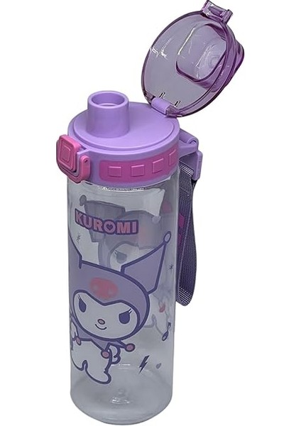 700ML Kuromi Rahat Içim Ağızlıklı Kulplu Kilitlenebilir Su Matarası fiyatları