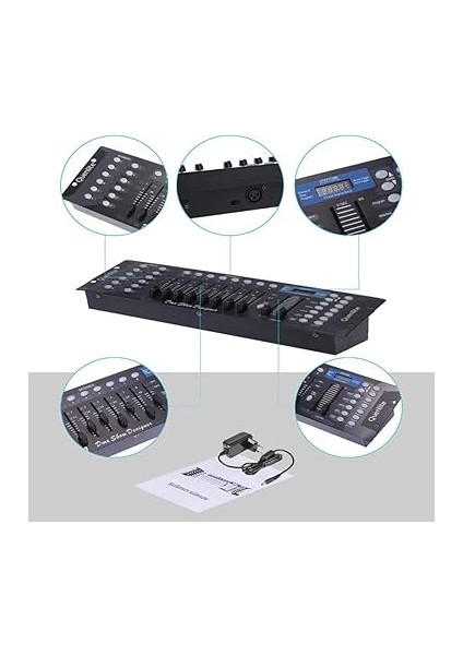 Dmx-1 Işık Kontrol Mikseri Masası DMX512 192 Kanal fiyatları