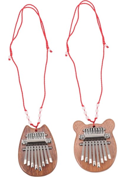 Ahşap Kalimba Başparmak Notları Hafif Taşınabilir ve Müzik Eğitimi Için Harika