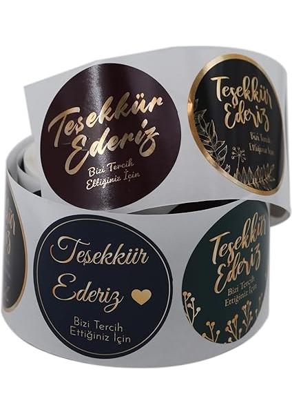 Etiketler , Hazır Al Hızlı Al Teşekkür Ederiz Etiketi Pp Metalize 5cm Çapında 500 Adet Müşterilerinize Minnterlığınızı Gösterin. fiyatları