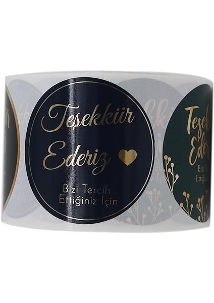 Etiketler , Hazır Al Hızlı Al Teşekkür Ederiz Etiketi Pp Metalize 5cm Çapında 500 Adet Müşterilerinize Minnterlığınızı Gösterin. modelleri