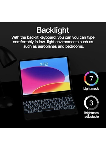 Ipad Pro 12.9" 2021.2022 5. 6. Nesil ile Uyumlu M1,m2 Magic Keyboard Touchpad Işıklı Klavyeli Kılıf fiyatları
