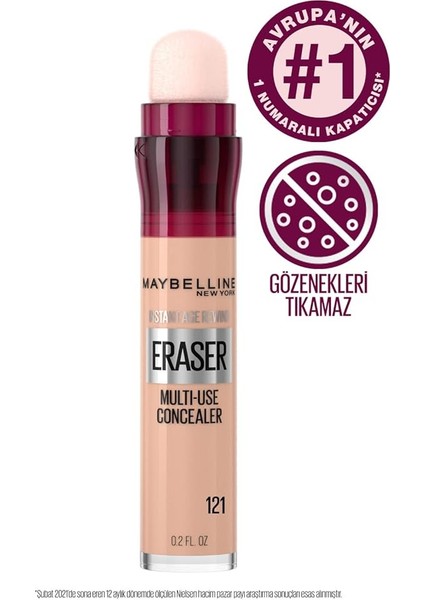New York Instant Anti Age Eraser Kapatıcı, 121 Light Honey, 6.8 ml modelleri