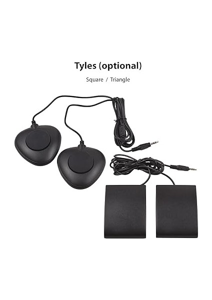 Sustainpedalforkeyboard 3,5 mm Kompakt Çift Sürdürülebilir Pedal, Elektronik Klavye Için Kaymaz Sessiz Ayak Pedalı, Taşınabilir Katlanır Piyano, Müzik Aletleri Için Evrensel Tasarım fiyatları