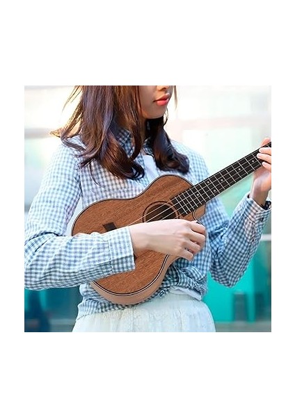 Tenor Akustik 26 Inç Ukulele 4 Strings Gitar Seyahat Ahşap Müzik Enstrüman indirimleri