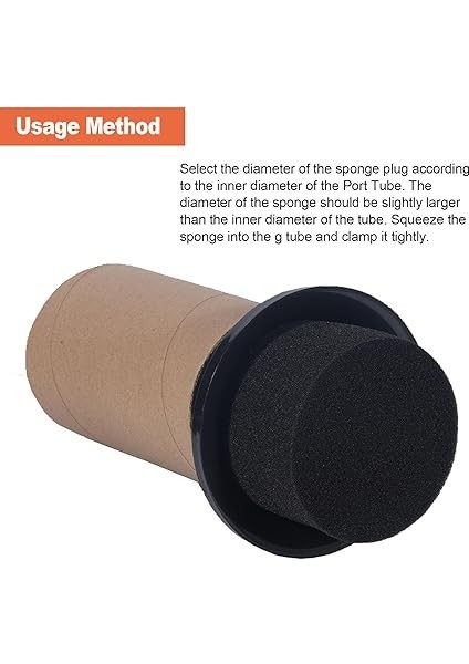 2pcs Hoparlör Bağlantı Noktası Tüp Sünger Yedek Hoparlör Bağlantı Noktası Tüp Aksesuarı Bas Refleksini Geliştirir ve Hoparlör Dolabı Bağlantı Noktası Tüpü Için Ses Kalitesi modelleri