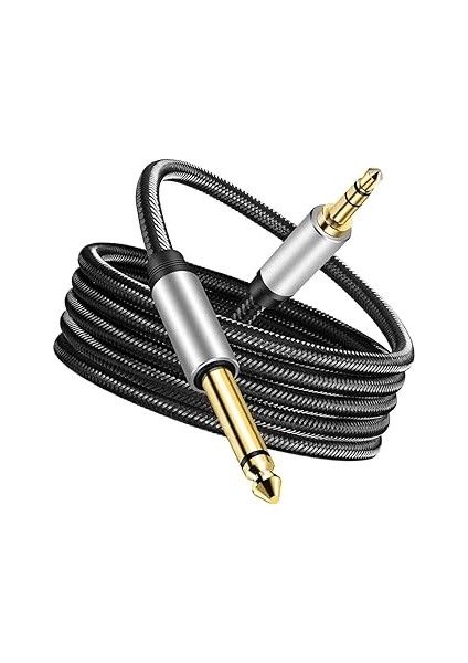 Adet Gitar Kablosu Ye Erkek Erkek Aux Uzunlukta Dayanıklı ve Aşınmaya Dirençli Iletimi Için Mixer Bağlantısı indirimleri