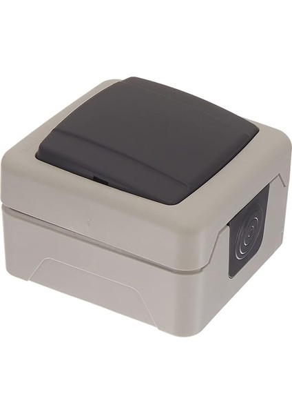 Nemliyer Plus IP55 Anahtar, Gri, 1 Adet