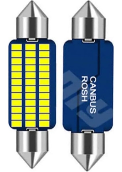 2 Adet 41MM Sofit LED Ampul 36 Ledli Plaka,iç Aydınlatma