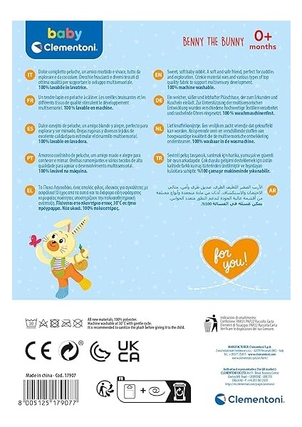 Baby Clementoni Yumuşacık Tavşancık modelleri