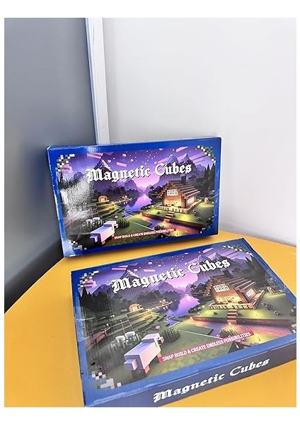 Cubes Mınecraft Yapı Blokları Mıknatıslı modelleri