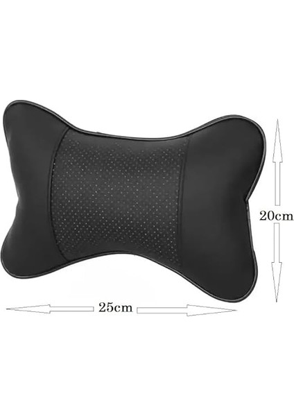 Boyun Yastığı, Araba Koltuk Başlığı, Ortopedik Boyun Yastığı, Oto Koltuk Başlığı, Oto Boyun Yastığı, Siyah, 2 Adet fiyatları