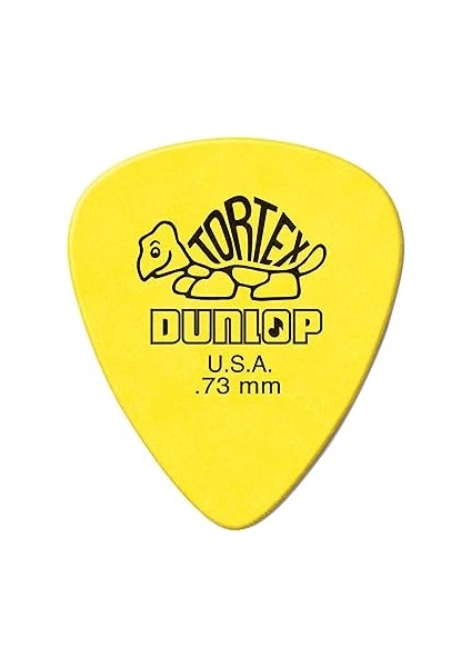 Dunlop Standart, 0,73 Mm, Sarı Gitar Pick, 72'li Paket indirimleri