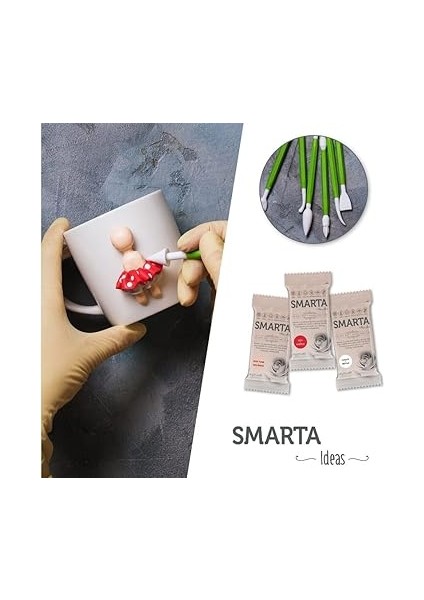 Hava ile Kuruyan Yumuşak Model Hamuru 250GR Ten Rengi 14 fırsatları