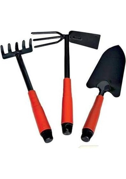 Chermik 3 Parça Hobi Bahçe Seti Tırmık Kürek Bahçıvan Seti ÖZS-9575 1410 fiyatları
