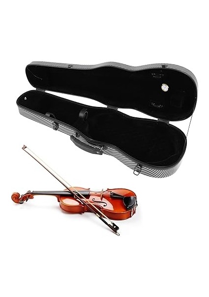 Fiber Keman Vaka 4/4 Keman Çantası Siyah Yumuşak Dolgu Keman Depolama Kutusu Higrometre fiyatları