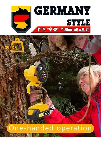 Style Dal Budama Makinesi Şarjlı El Testeresi Çift Zincir Çift Batarya Premium Seri 58 Vf indirimleri