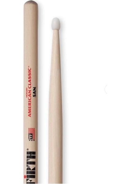 V5AN Baget (Çift) 5A Nylon, Hıckory, 0.565"X16", Medıum BAGET(ÇIFT)5A Nylon