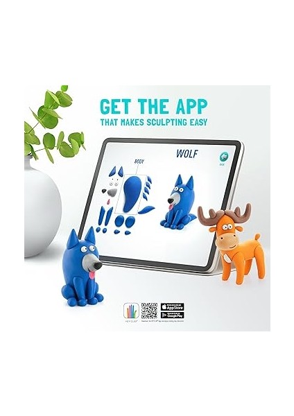 Clay Orman Hayvanları Seti - Çocuklar Için Hava ile Kuruyan ve Şekil Alan Kil Seti - 15 Kutu ve Şekillendirme Aletleri - Interaktif Çocuk Oyuncakları fırsatları