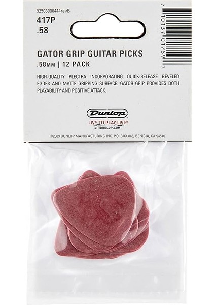 Gator Grip®, Kırmızı, 58 Mm, 12/oyuncu Paketi indirimleri