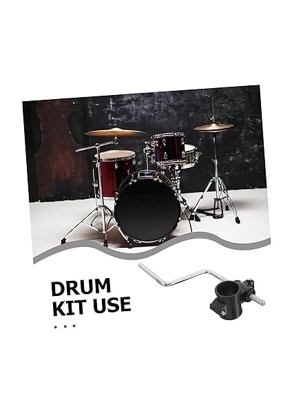 Davul Rafı Kelepçe Braketi: Elektronik Davul Borusu Rafı Klipsi Yedek Parçaları - 38MM Ila 10MM Zil Aparatı Enstrüman Donanım Onarımı modelleri