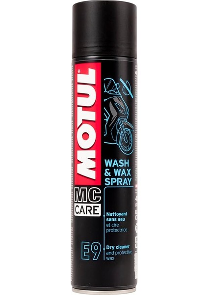E9 Wash & Wax Spray 400 ml Temizleme ve Parlatma Spreyi