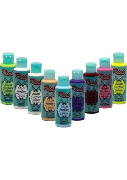 Multi Surface Her Yüzey Için Akrilik Boya 130 Cc. - 2238 Siyah