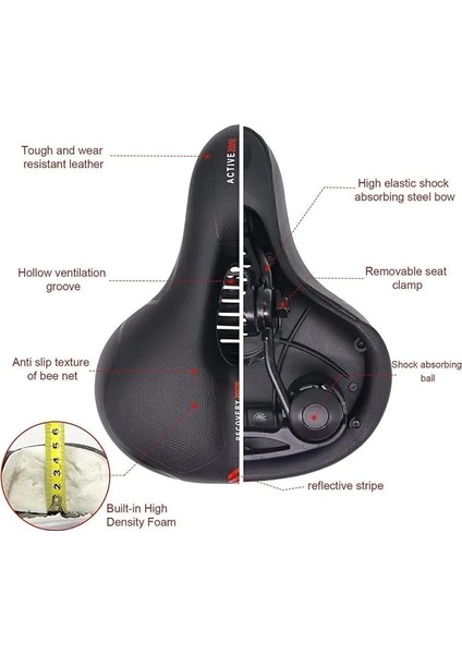 Koltuk Sele Airzone Hava Kanallı Reflektörlü Elastomer Yaylı Soft Doku Selesi modelleri