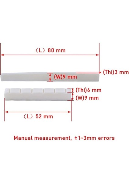 39 Inç Klasik Gitar Için Gitar Eyer Somunu Beyaz Sığır Kemiği fırsatları
