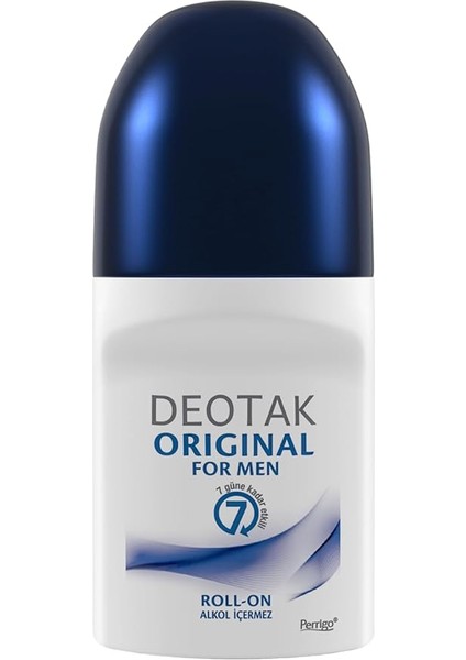 Original Erkek 7 Güne Kadar Etkili Roll-On Deodorant 35 ml