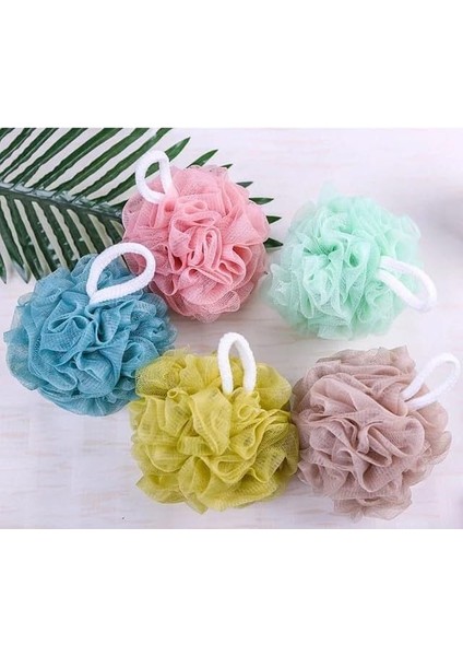 Home Renkli Peluş Lif: Yumuşak ve Etkili Vücut Yıkama Lifi 3 Adet, Duş ve Banyo Için Mükemmel Temizlik