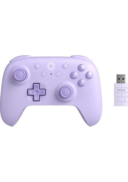 Ultimate 2c Wireless Controller For Windows Pc And Android, With 1000 Hz Polling Rate, Hall Effect Joysticks And Triggers, And Remappable L4/r4 Bumpers (Purple)