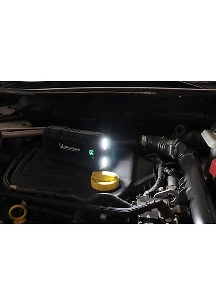 MJS80 12VOLT 1000AMP Lityum Polimer Akü Takviye + Powerbank + LED Lamba modelleri